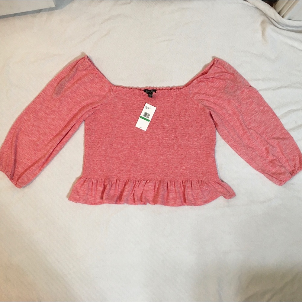 NWT Peplum Top, Size Large